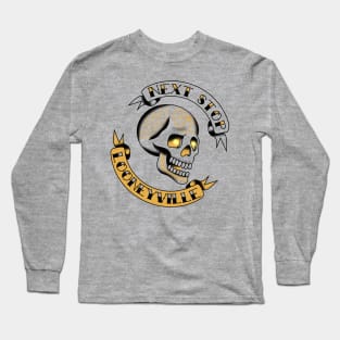 Next Stop, Looneyville (Clear) Long Sleeve T-Shirt